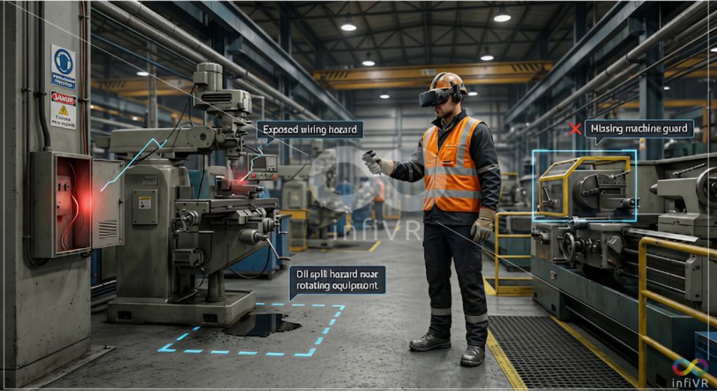 VR Safety trainings simulation for industrial workers