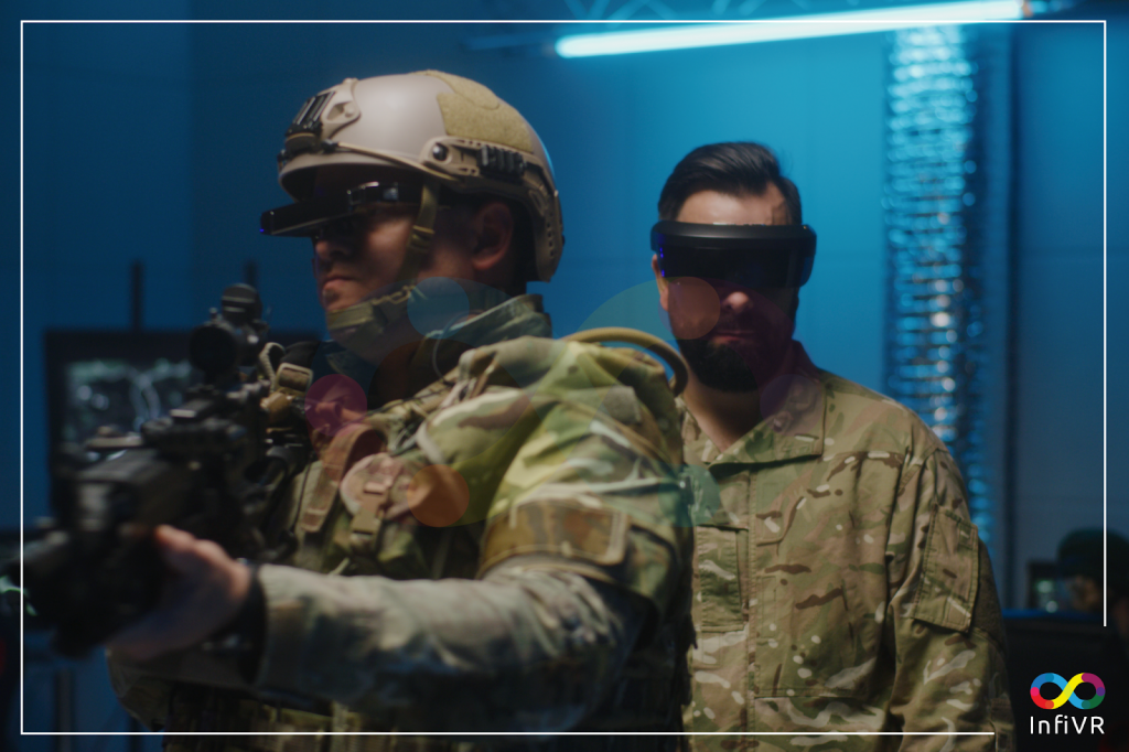 Fully Immersive Virtual Reality Training in Defence Industry