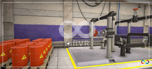 InfiVR Acid Hazards Safety Training module